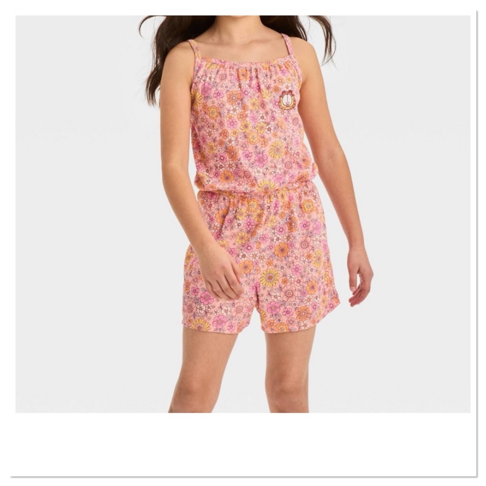 Girl’s Garfield Romper Nickelodeon